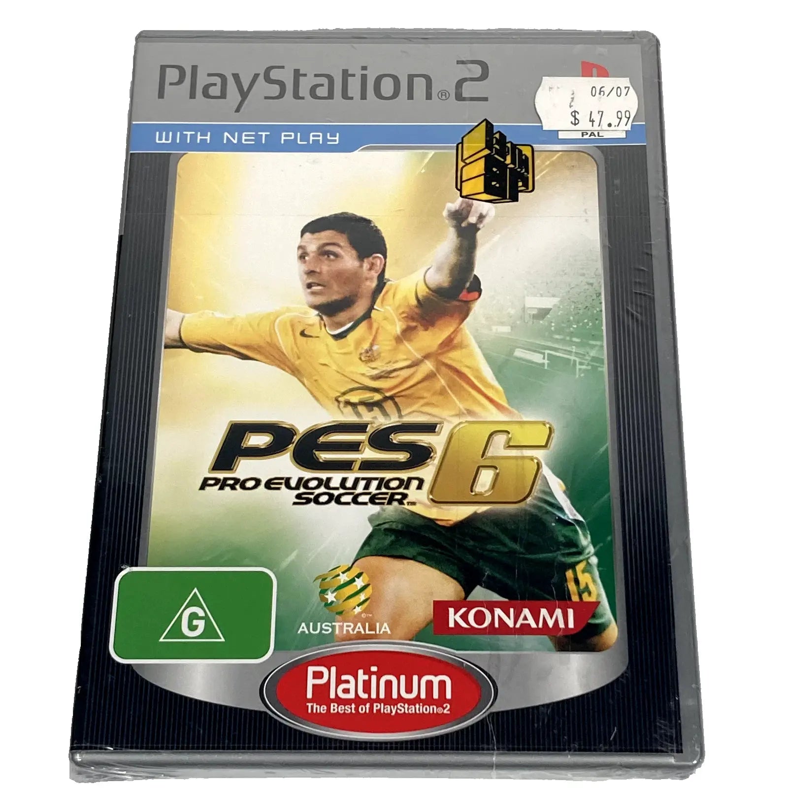 Game | Sony PlayStation PS2 | Pro Evolution Soccer 6 (Platinum) Physical Video Games Game Sony