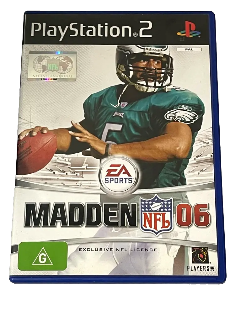 Game | Sony PlayStation PS2 | Madden NFL 06 Physical Video Games Game Sony