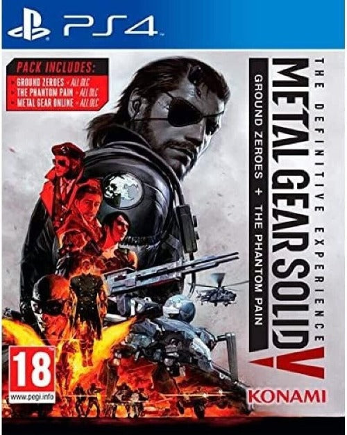 Game | Sony PlayStation PS4 | Metal Gear Solid V: Ground Zeroes + Phantom Pain
