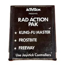 Game | Atari 2600 | Rad Action Pak Physical Video Games Game Atari
