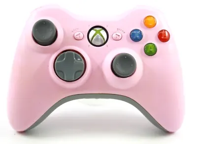 Controller | Xbox 360 | Genuine Pink Wireless Controller Gaming Pads Controllers & Attachments RetroSales.com.au