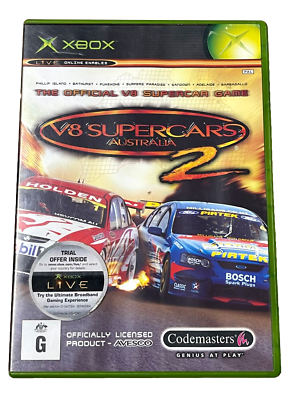 Game | Xbox | V8 Supercars 2 Australia Physical Video Games Game Microsoft