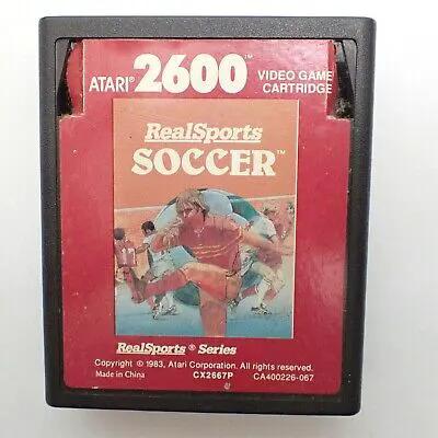 Game | Atari 2600 | RealSports Soccer Physical Video Games Game Atari