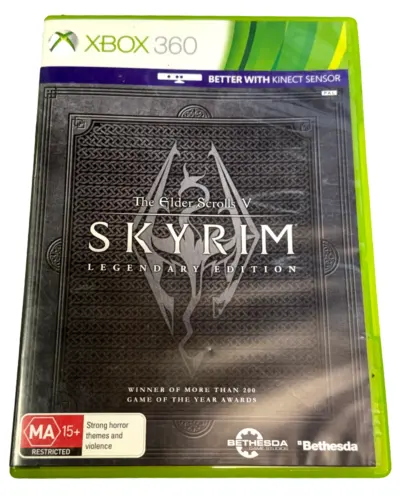 Game | Xbox 360 | Elder Scrolls V Skyrim (Legendary Edition) Physical Video Games Game Microsoft