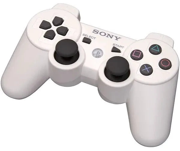 Controller | Sony PlayStation PS3 | Genuine White DualShock 3 Game Controllers Controllers & Attachments Sony