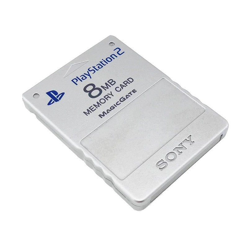 Accessory | PlayStation PS2 | Genuine 8MB Memory Card Silver