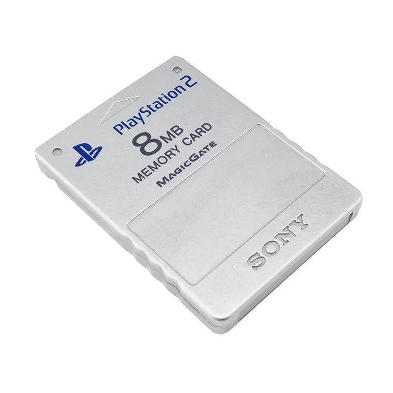 Accessory | PlayStation PS2 | Genuine 8MB Memory Card Silver Home Game Console Accessories Accessory Sony