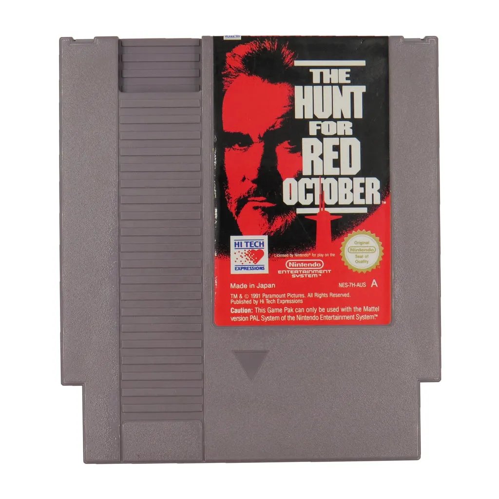 Game | Nintendo NES | The Hunt For Red October Physical Video Games Game Nintendo