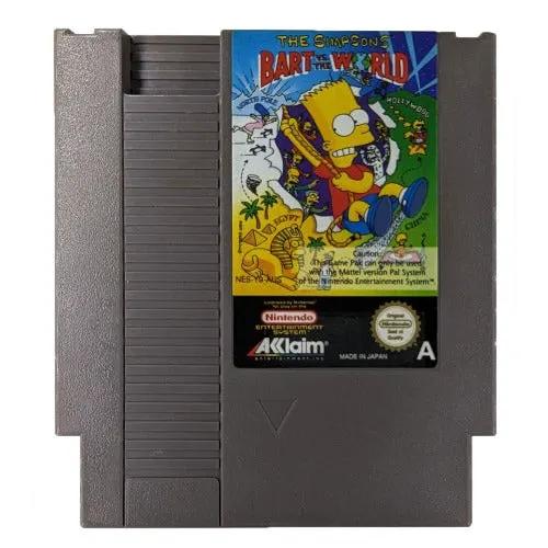 Game | Nintendo NES | The Simpsons Bart vs the World Physical Video Games Game Nintendo