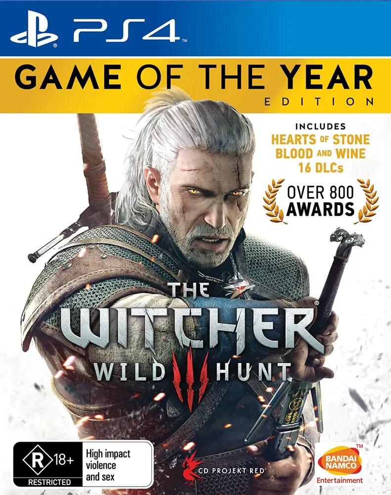 Game | Sony PlayStation PS4 | Witcher 3: Wild Hunt (Game Of The Year Edition) Physical Video Games Game Sony