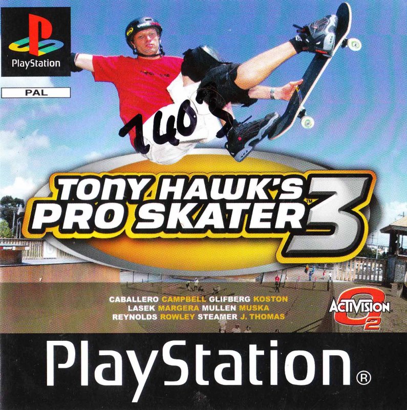 Game | Sony PlayStation PS1 | Tony Hawk's Pro Skater 3