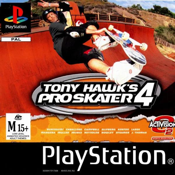 Game | Sony PlayStation PS1 | Tony Hawk's Pro Skater 4 Physical Video Games Game Sony