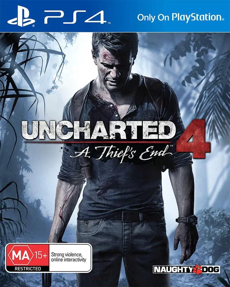 Game | Sony PlayStation PS4 | Uncharted 4: A Thief's End Physical Video Games Game Sony