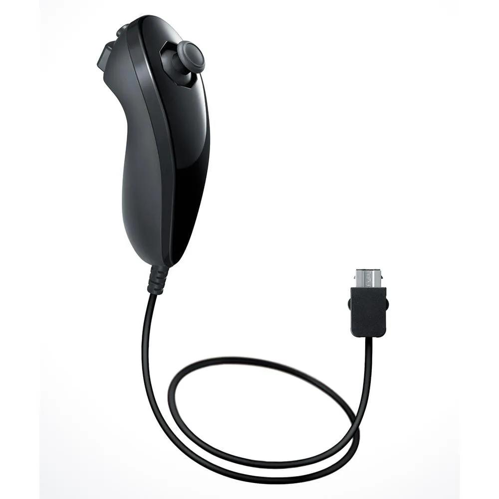 Controller | Nintendo Wii | Genuine Wii Nunchuk White Black Game Controllers Controllers & Attachments Nintendo