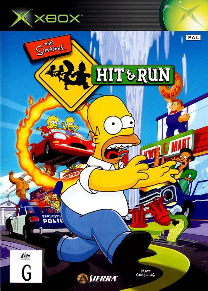 Game | Xbox | The Simpsons Hit & Run Physical Video Games Game Microsoft