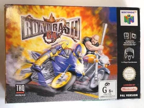 Game | Nintendo N64 | Road Rash 64 Physical Video Games Game Nintendo