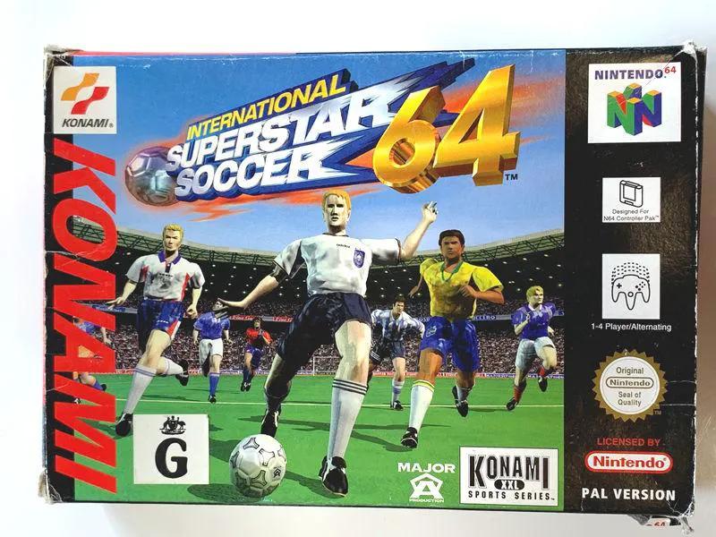Game | Nintendo N64 | International Superstar Soccer 64 Physical Video Games Game Nintendo