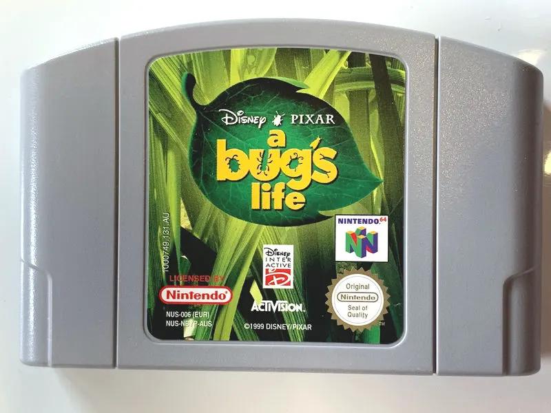 Game | Nintendo N64 | A Bug's Life Physical Video Games Game Nintendo