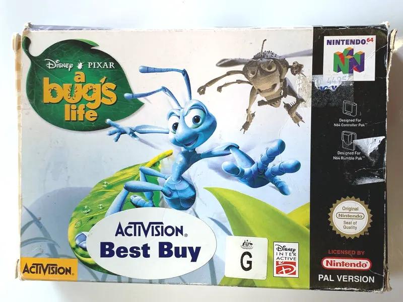 Game | Nintendo N64 | A Bug's Life Physical Video Games Game Nintendo