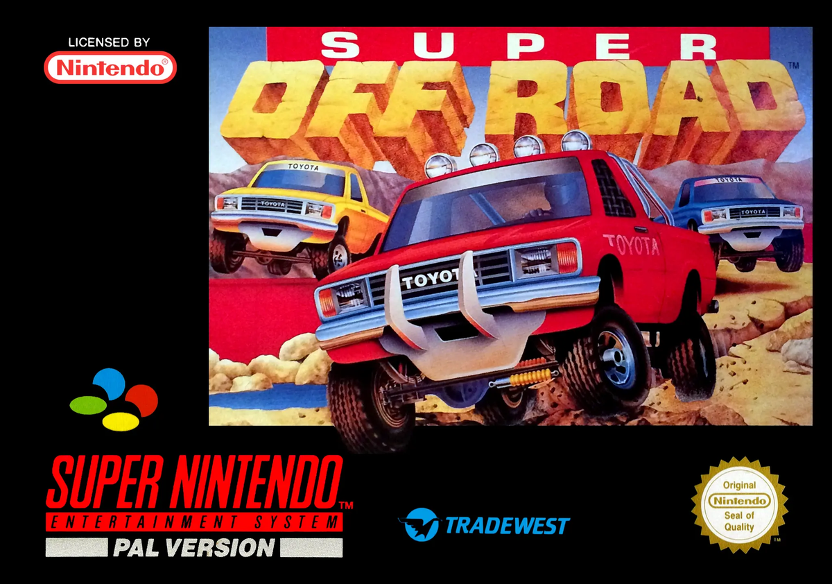 Game | Super Nintendo SNES | Super Off Road Physical Video Games Game Nintendo