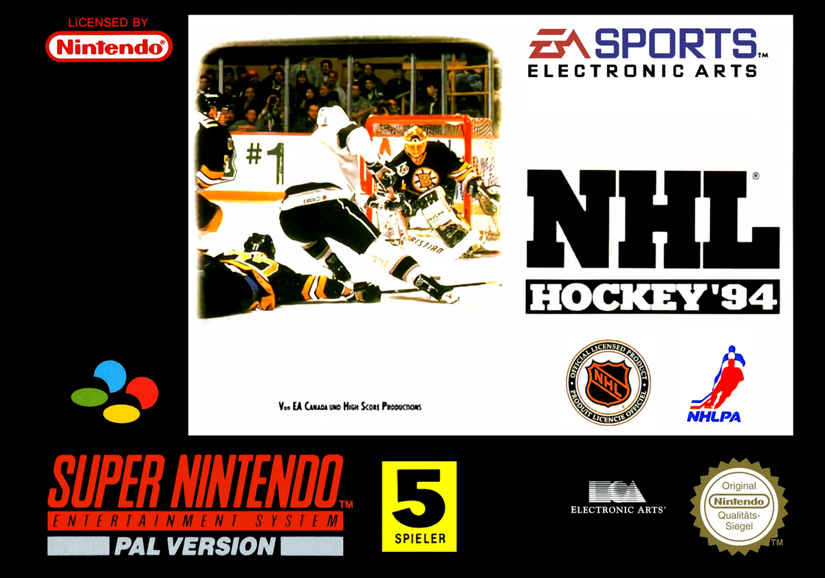 Game | Super Nintendo SNES | NHL Hockey 94 Physical Video Games Game Nintendo