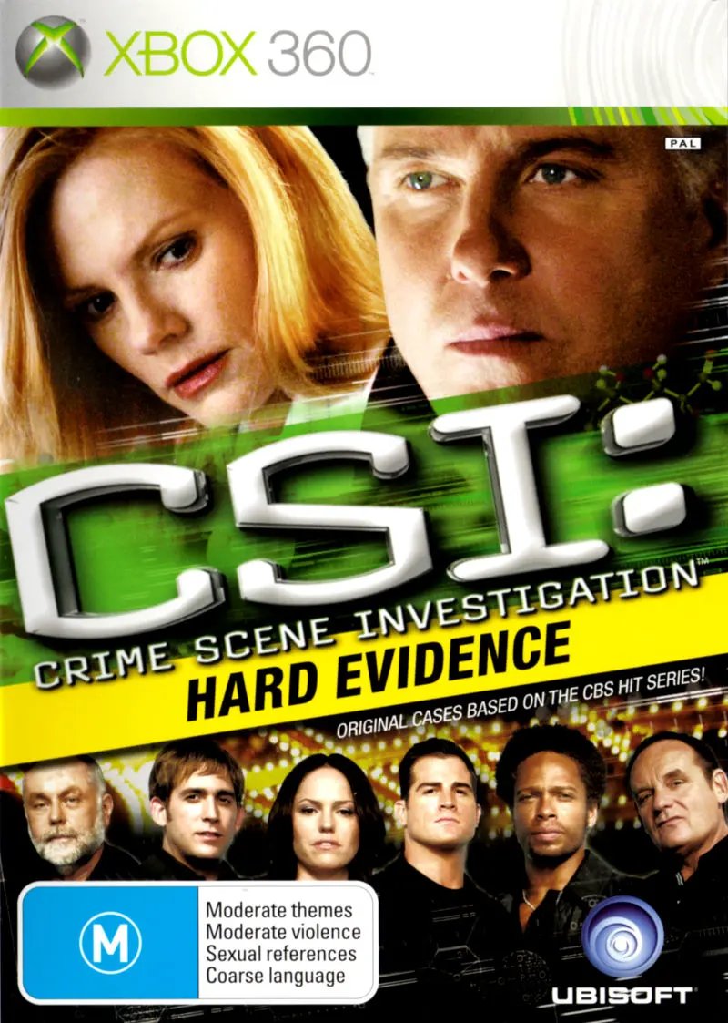 Game | Xbox 360 | CSI: Hard Evidence Physical Video Games Game Microsoft