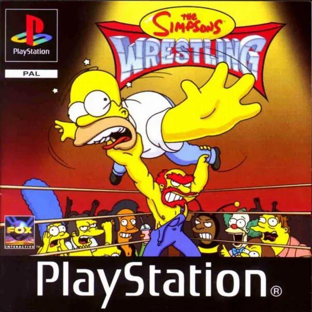 Game | Sony PlayStation PS1 | The Simpsons Wrestling Physical Video Games Game Sony