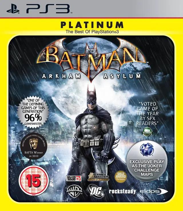 Game | Sony PlayStation PS3 | Batman: Arkham Asylum (Platinum) Physical Video Games Game Sony