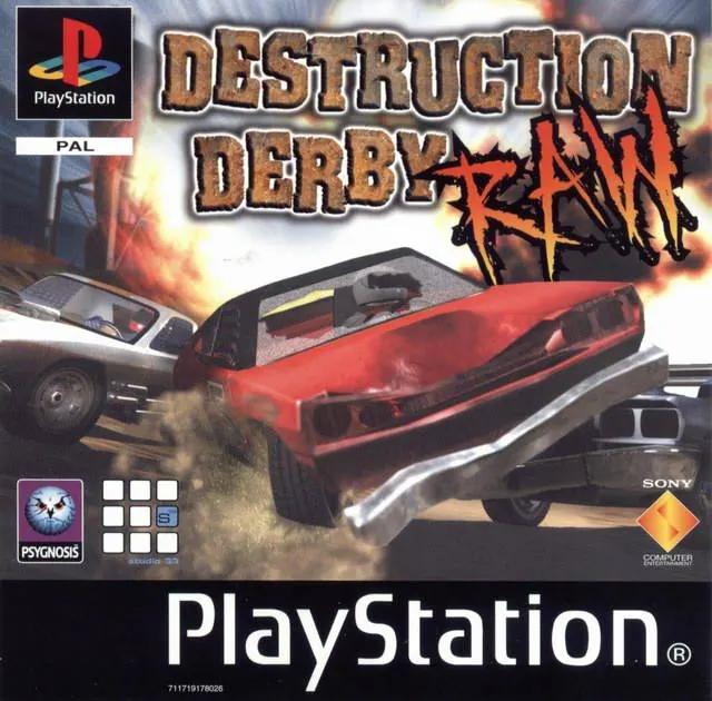 Game | Sony PlayStation PS1 | Destruction Derby Raw Physical Video Games Game Sony