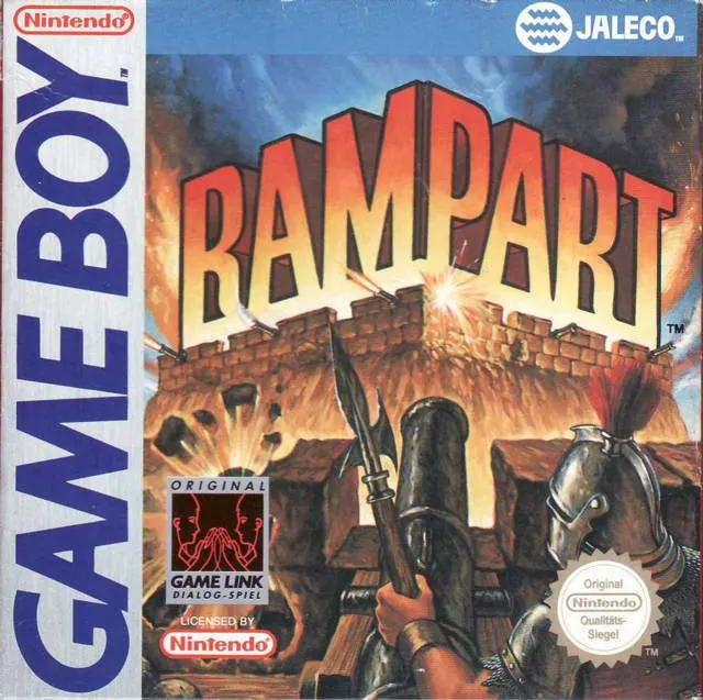 Game | Nintendo Game Boy GB | Rampart Physical Video Games Game Nintendo