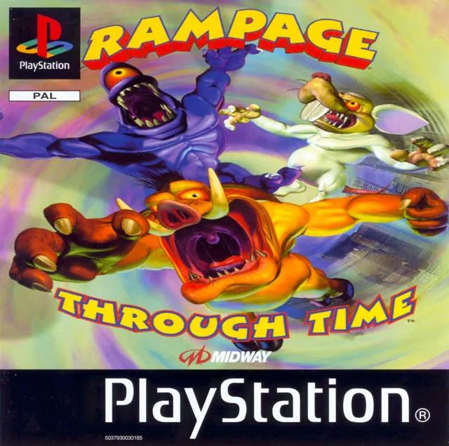 Game | Sony PlayStation PS1 | Rampage Through Time Physical Video Games Game Sony