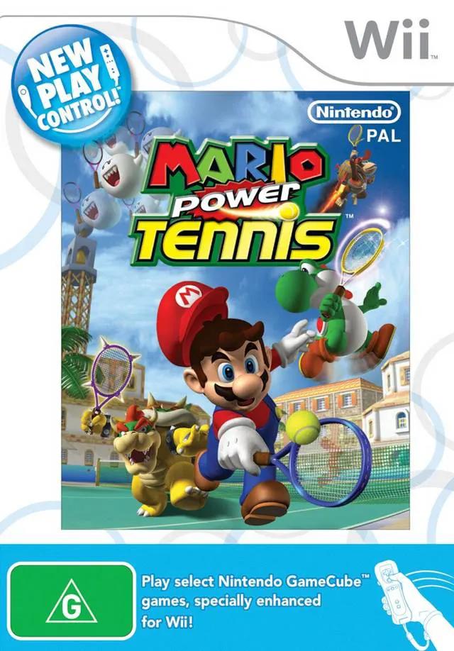 Game | Nintendo Wii | New Play Control: Mario Power Tennis Physical Video Games Game Nintendo