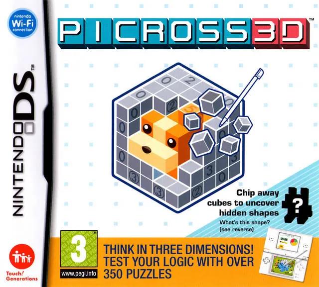 Game | Nintendo DS | Picross 3D Physical Video Games Game Nintendo