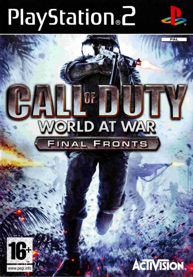 Game | Sony PlayStation PS2 | Call Of Duty World At War Final Fronts Physical Video Games Game Sony