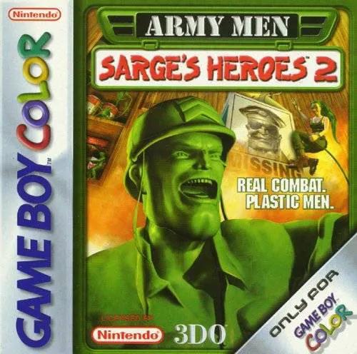 Game | Nintendo Game Boy Color GBC | Army Men Sarge's Heroes 2 Physical Video Games Game Nintendo