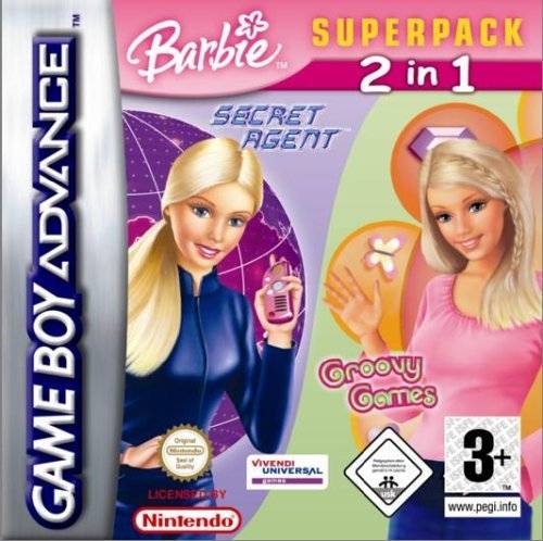 Game | Nintendo Game Boy Advance GBA | Barbie Superpack
