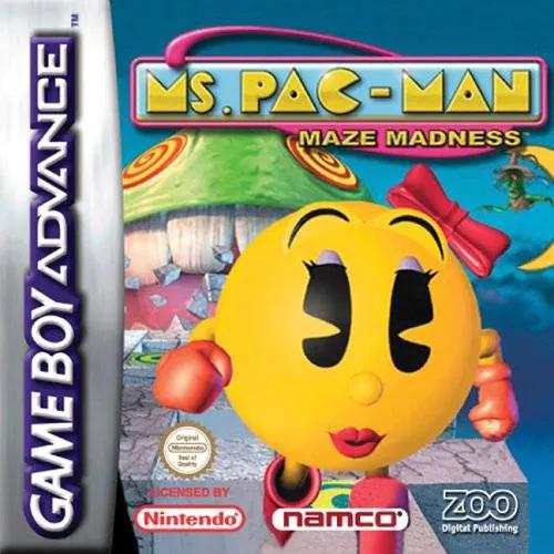 Game | Nintendo Game Boy Advance GBA | Ms. Pac-Man Maze Madness Physical Video Games Game Nintendo