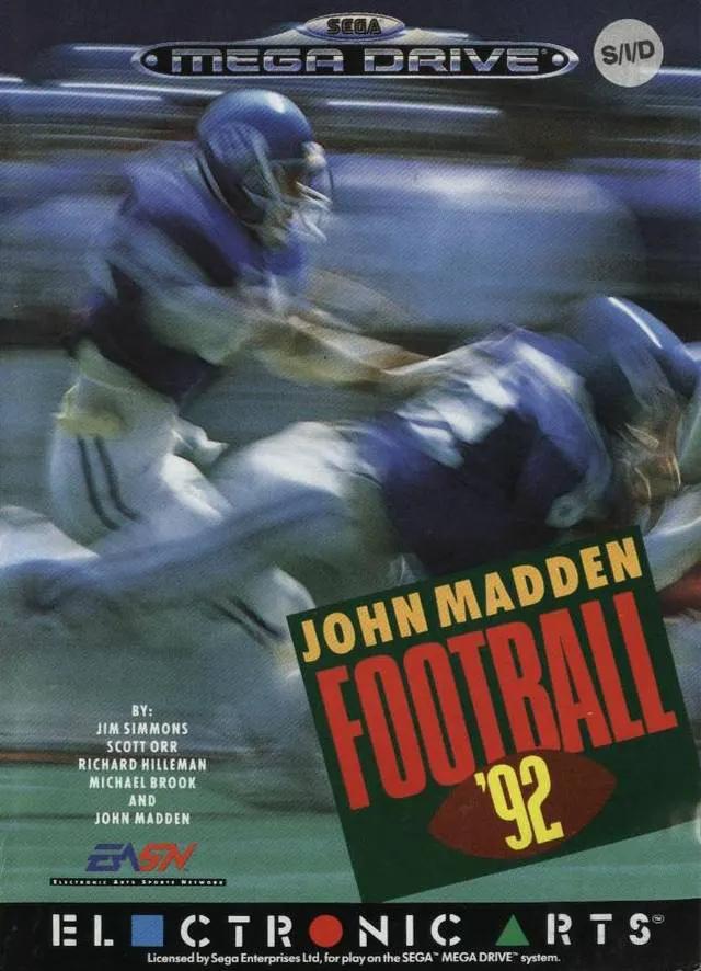Game | Sega Mega Drive | John Madden Football '92 Physical Video Games Game Sega