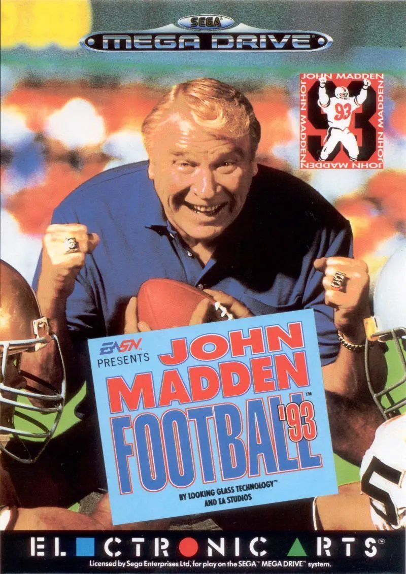 Game | Sega Mega Drive | John Madden Football '93 Physical Video Games Game Sega