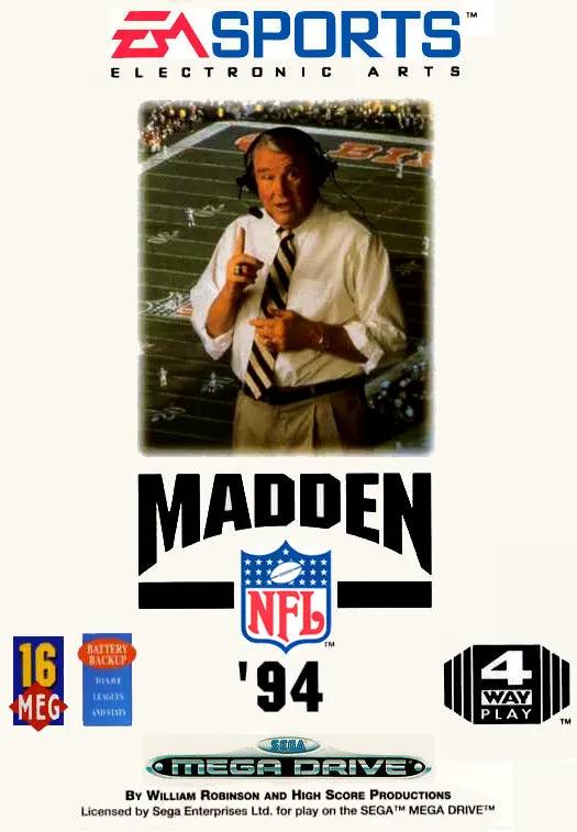Game | Sega Mega Drive | Madden NFL '94 Physical Video Games Game Sega