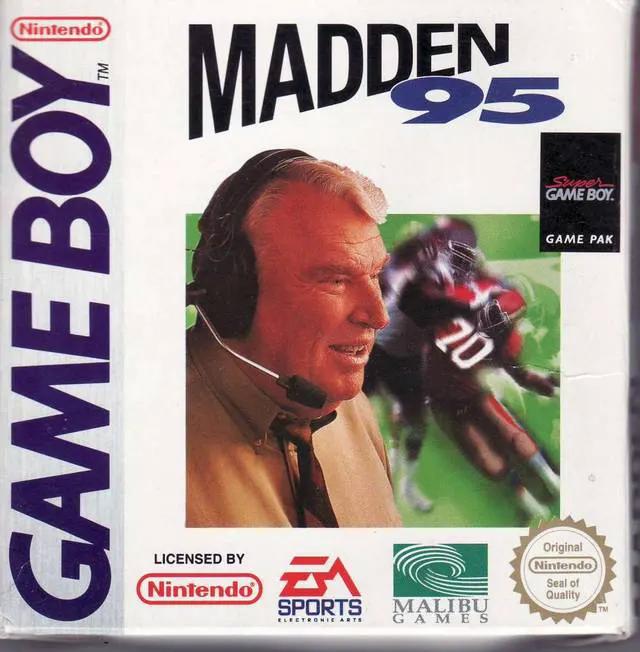 Game | Nintendo Game Boy GB | Madden '95 Physical Video Games Game Nintendo