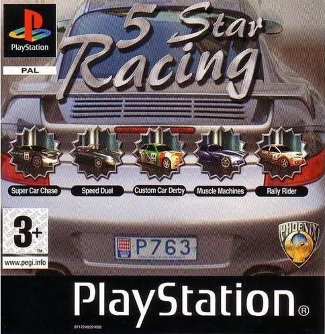 Game | Sony PlayStation PS1 | 5 Star Racing Physical Video Games Game Sony