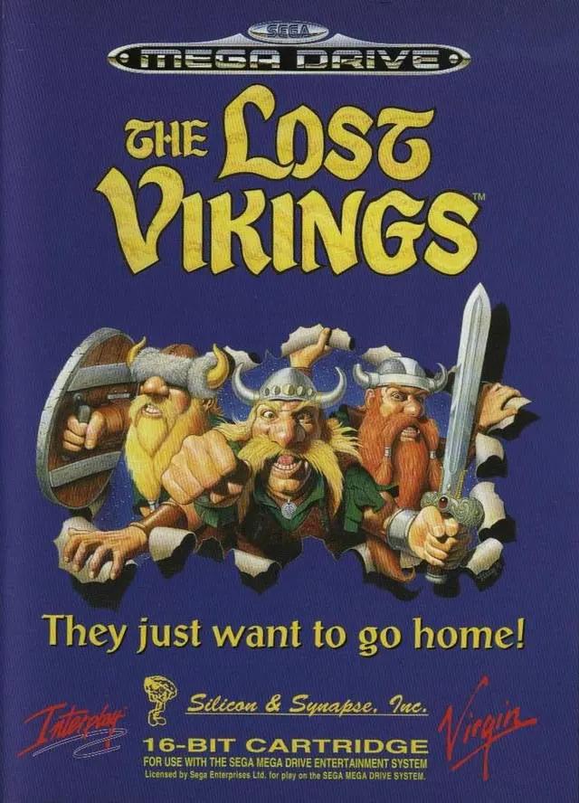 Game | Sega Mega Drive | The Lost Vikings Physical Video Games Game Sega