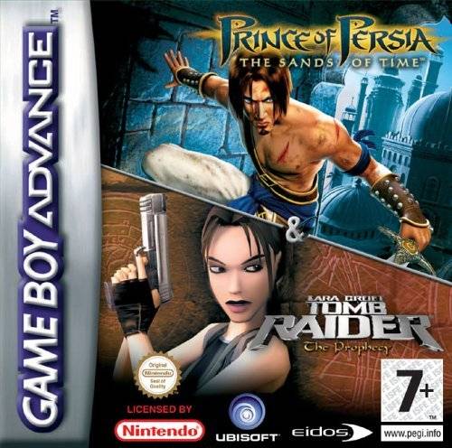 Game | Nintendo Game Boy Advance GBA | Prince Of Persia Sands Of Time & Tomb Raider Prophecy