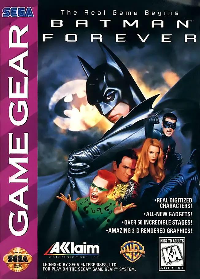 Game | Sega Game Gear | Batman Forever Physical Video Games Game Sega