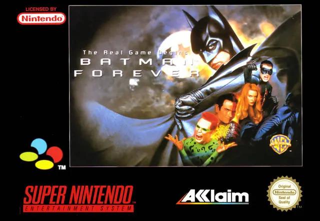 Game | Super Nintendo SNES | Batman Forever Physical Video Games Game Nintendo
