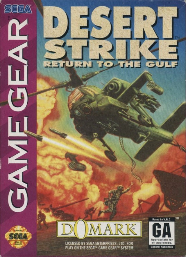 Game | Sega Game Gear | Desert Strike Return To The Gulf