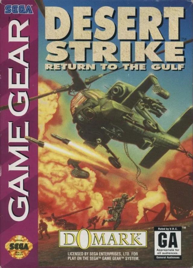 Game | Sega Game Gear | Desert Strike Return To The Gulf Physical Video Games Game Sega
