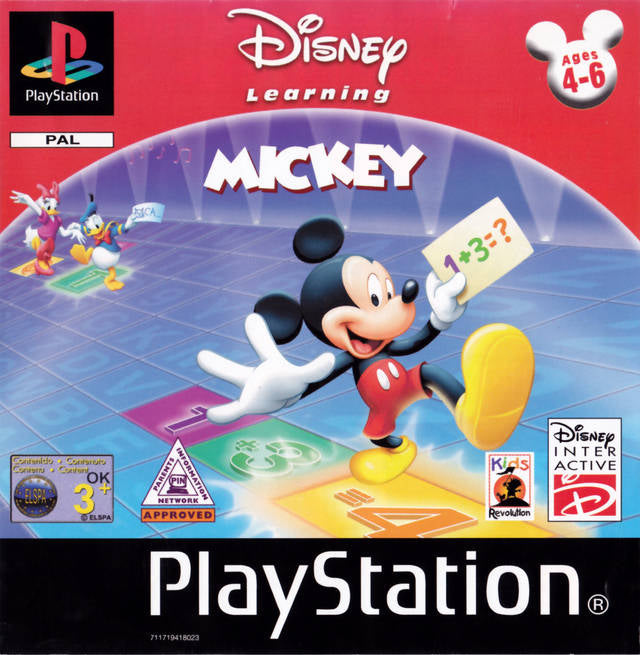 Game | Sony PlayStation PS1 | Disney Learning Mickey