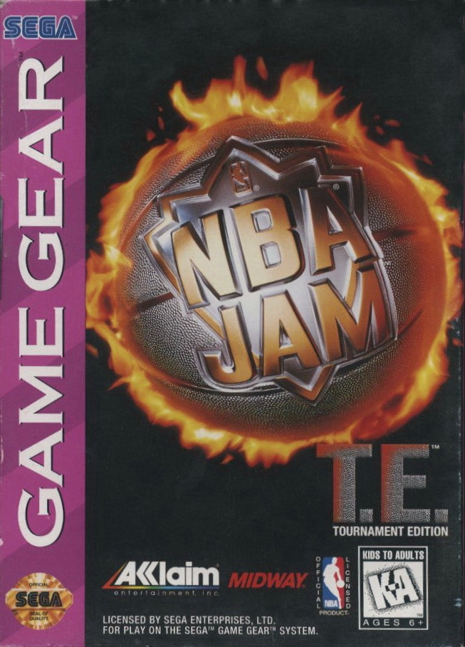 Game | Sega Game Gear | NBA Jam Tournament Edition